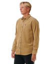 Classic Surf Cord Shirt in Dark Khaki