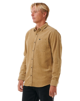 Classic Surf Cord Shirt in Dark Khaki