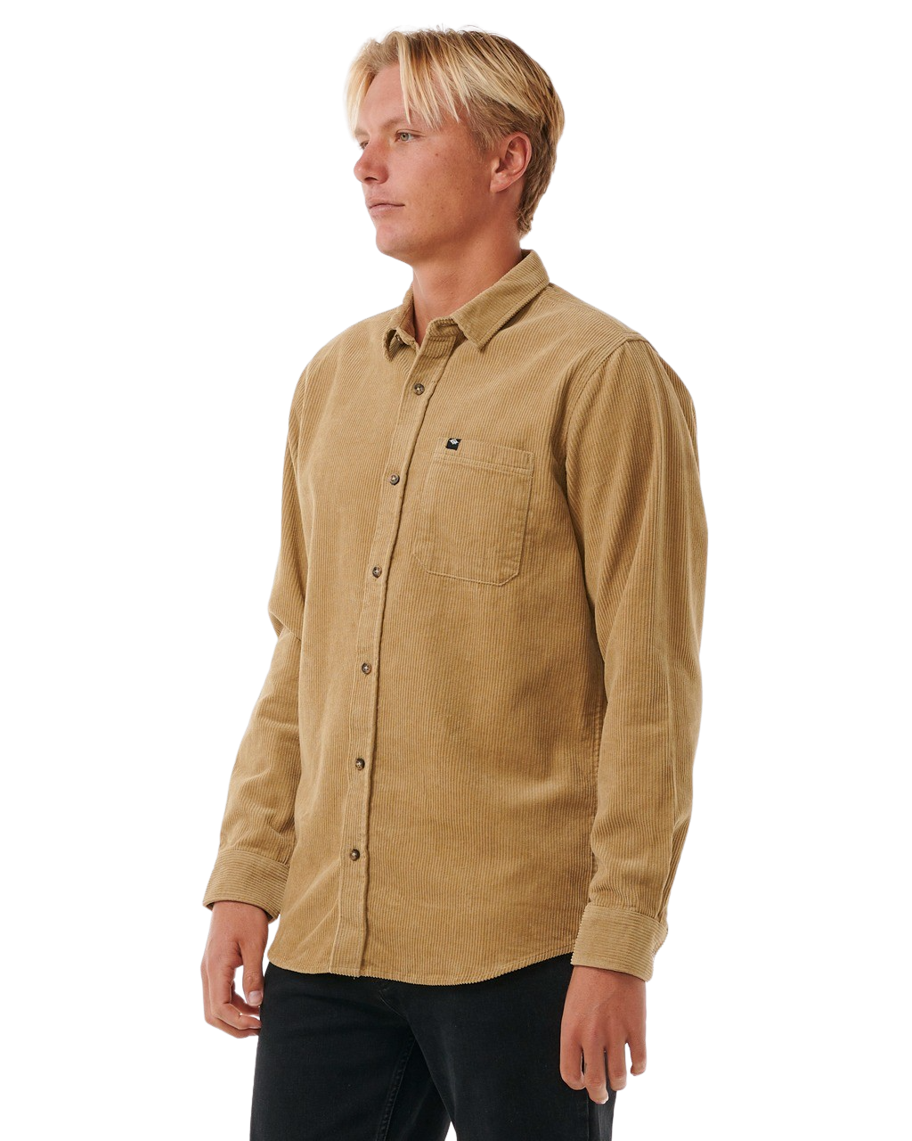 Classic Surf Cord Shirt in Dark Khaki
