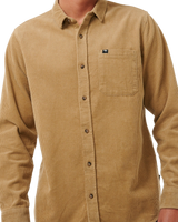 Classic Surf Cord Shirt in Dark Khaki