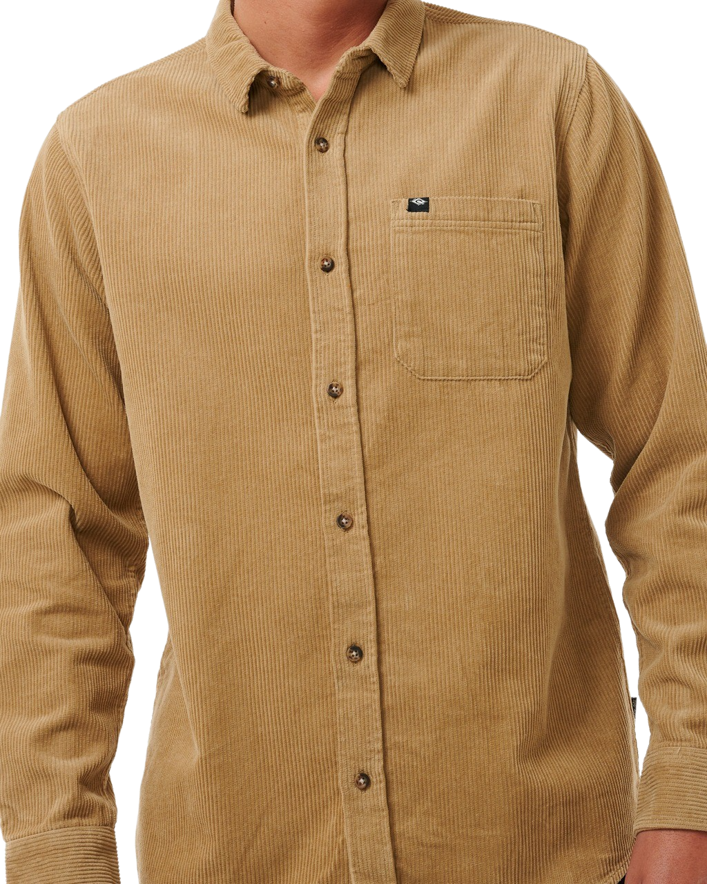 Classic Surf Cord Shirt in Dark Khaki