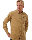 Classic Surf Cord Shirt in Dark Khaki
