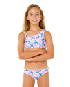 Girls Sunshine Squad Bikini Set in Electric Blue