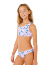 Girls Sunshine Squad Bikini Set in Electric Blue