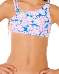 Girls Sunshine Squad Bikini Set in Electric Blue
