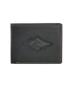 Patched Diamond PU All Day Wallet in Black