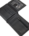 Patched Diamond PU All Day Wallet in Black