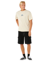 The Rip Curl Mens Classic Surf Cord Cargo Walkshorts in Black