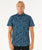 The Rip Curl Mens Floral Reef Shirt in Washed Navy