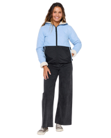 The Rip Curl Womens Anti-Series Anoeta Quilted Jacket in Mid Blue