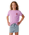 The Rip Curl Girls Girls Surf Puff T-Shirt in Bright Lilac