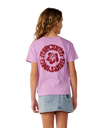 The Rip Curl Girls Girls Surf Puff T-Shirt in Bright Lilac