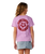 The Rip Curl Girls Girls Surf Puff T-Shirt in Bright Lilac