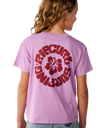 The Rip Curl Girls Girls Surf Puff T-Shirt in Bright Lilac