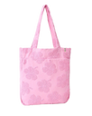Mixed Terry 11L Tote Bag in Pink