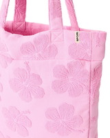 Mixed Terry 11L Tote Bag in Pink