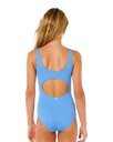 Girls The One Swimsuit in Cornflower Blue