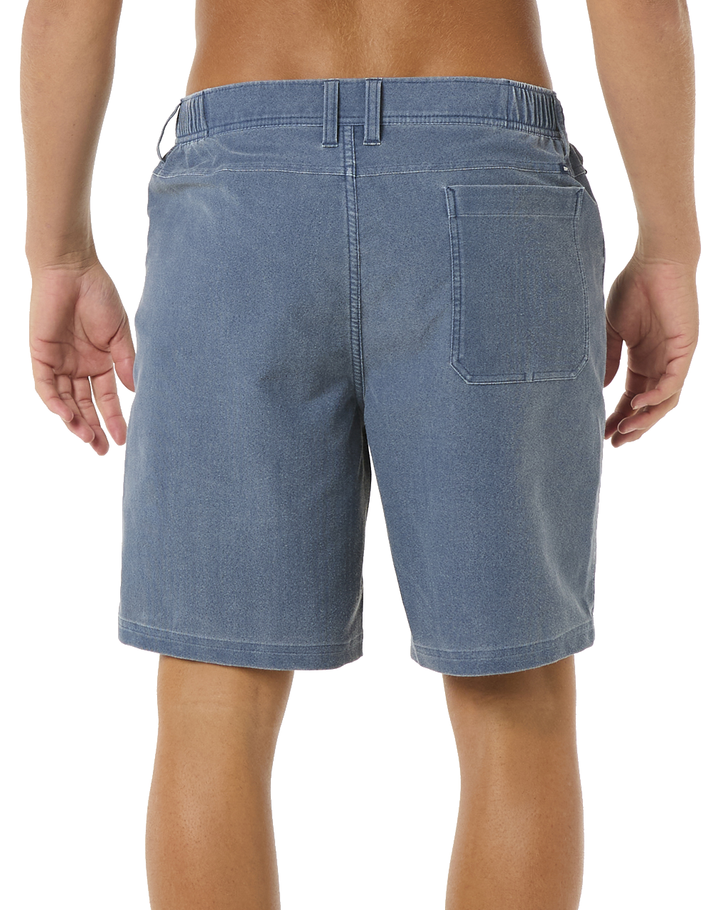 The Rip Curl Mens Boardwalk Cord Wiz Walkshorts in Washed Navy