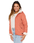 The Rip Curl Womens Anti-Series Anoeta Classic Jacket in Brick