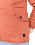 The Rip Curl Womens Anti-Series Anoeta Classic Jacket in Brick
