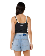 Ellie Denim Skort in Vintage Blue