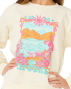 Girls Sunshine Squad Sweatshirt in Bone
