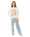 Girls Sunshine Squad Sweatshirt in Bone