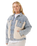 The Rip Curl Womens Artist Of The Search Cruisin' Sherpa Denim Jacket in Washed Blue