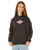 Girls Sunshine Squad Hoodie in Washed Black