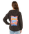 Girls Sunshine Squad Hoodie in Washed Black