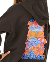 Girls Sunshine Squad Hoodie in Washed Black
