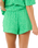 The Rip Curl Womens Las Dalias Terry Walkshorts in Light Green