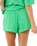 The Rip Curl Womens Las Dalias Terry Walkshorts in Light Green