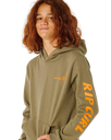 Boys Eternal Shred Art Hoodie in Surplus Green