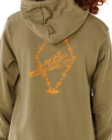 Boys Eternal Shred Art Hoodie in Surplus Green