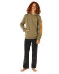 Boys Eternal Shred Art Hoodie in Surplus Green
