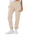 The Rip Curl Womens Surf Puff Track Joggers in Natural