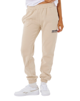 The Rip Curl Womens Surf Puff Track Joggers in Natural