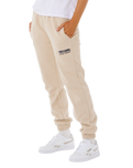The Rip Curl Womens Surf Puff Track Joggers in Natural