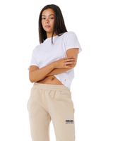 The Rip Curl Womens Surf Puff Track Joggers in Natural