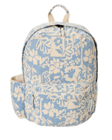 Mixed Canvas 18L Backpack in Blissful Blue