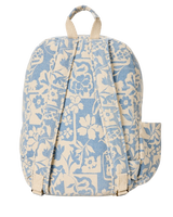 Mixed Canvas 18L Backpack in Blissful Blue