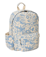 Mixed Canvas 18L Backpack in Blissful Blue