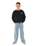 Boys Shred Till Dead Sweatshirt in Black