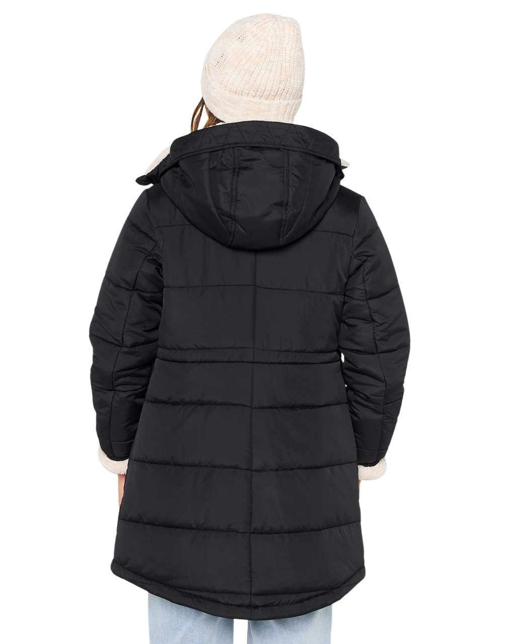 The Rip Curl Womens Anti-Series Anoeta Long Line Jacket in Washed Black