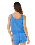 Classic Surf Tank II Top in Bright Blue