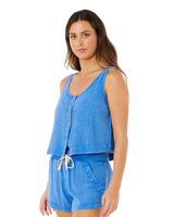 Classic Surf Tank II Top in Bright Blue