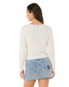 Pacific Knit Cardigan in Bone