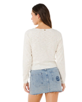 Pacific Knit Cardigan in Bone