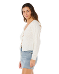 Pacific Knit Cardigan in Bone